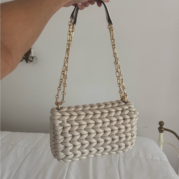 NWT MICHEAL KORS Tribeca Large Hand-Braided Shoulder Bag - Picture 7 of 13